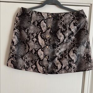 Urban Outfitters Black and Gray Mini Skirt Night Out